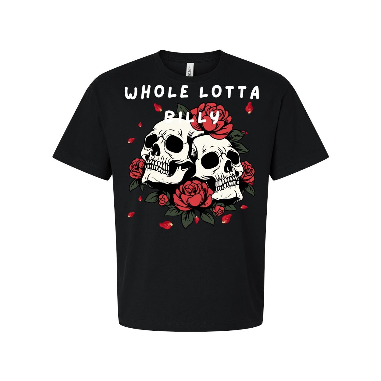 WHOLELOTTABILLY SKULLROSE Heavyweight Tee