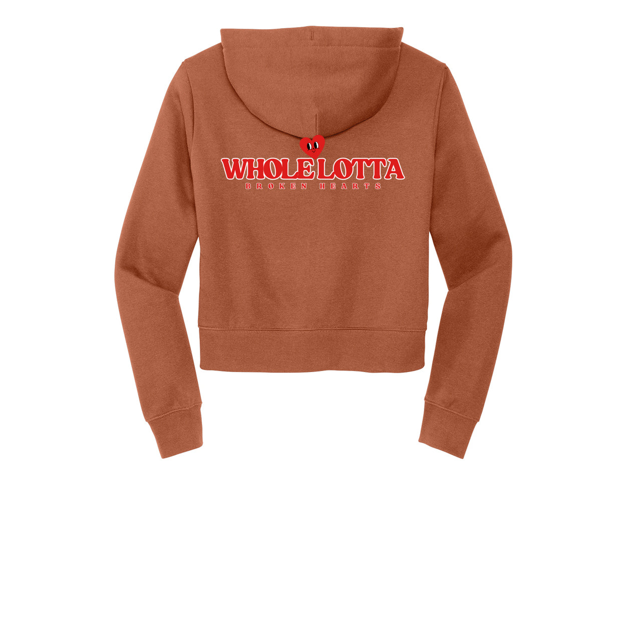 WLB Women’s CROP Fleece Full-Zip Hoodie
