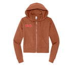 WLB Women’s CROP Fleece Full-Zip Hoodie