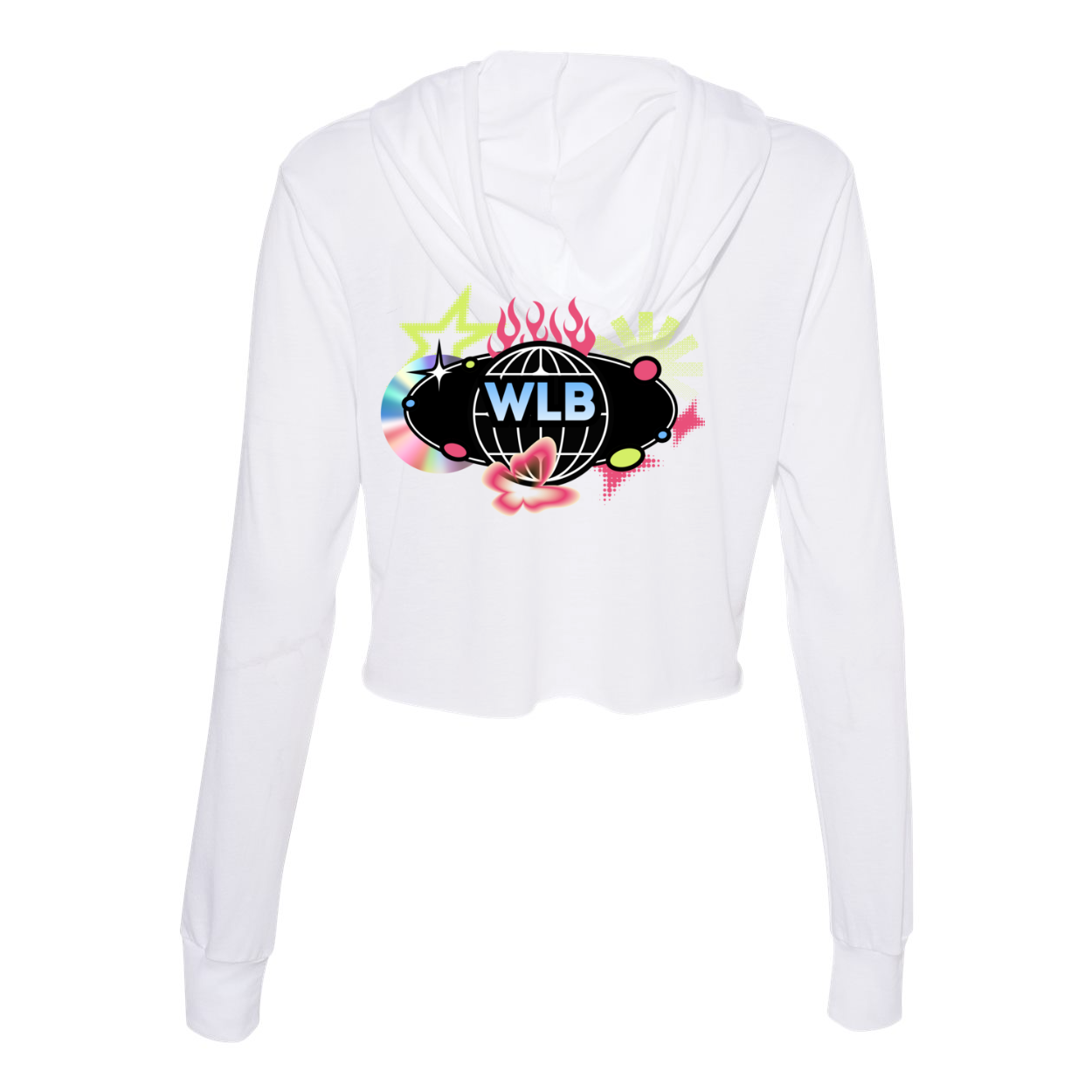 WLB Women’s Triblend Cropped Long Sleeve Hoodie
