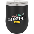 WHOLELOTTABILLY Polar Camel 12 oz. Stemless Wine Glasses