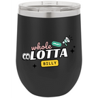 WHOLELOTTABILLY Polar Camel 12 oz. Stemless Wine Glasses
