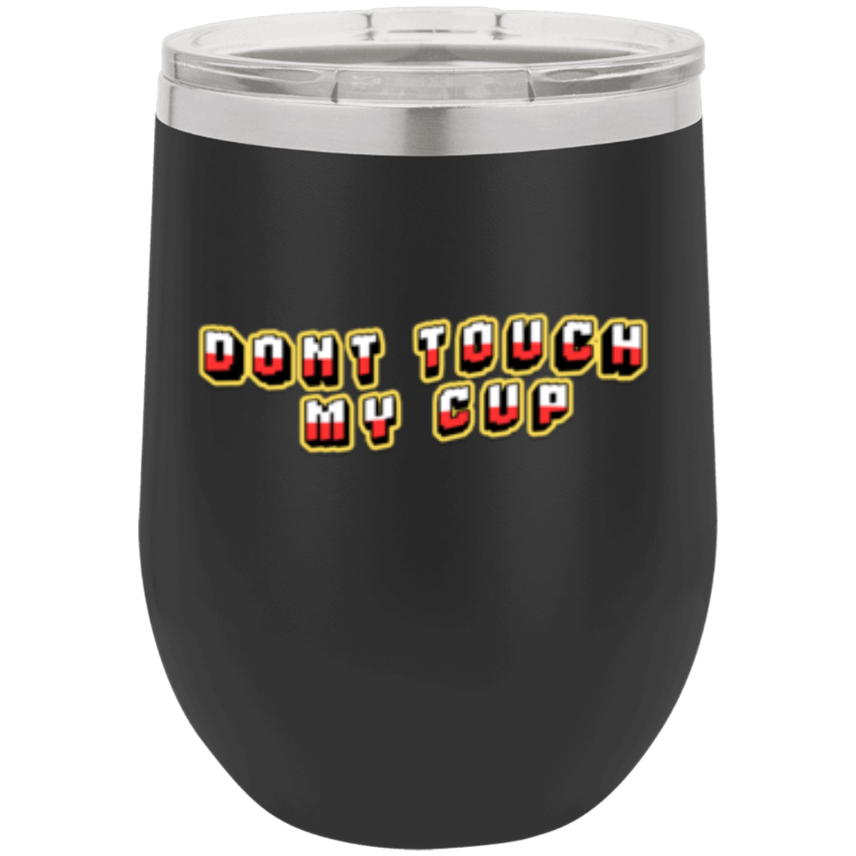 WHOLELOTTABILLY Polar Camel 12 oz. Stemless Wine Glasses