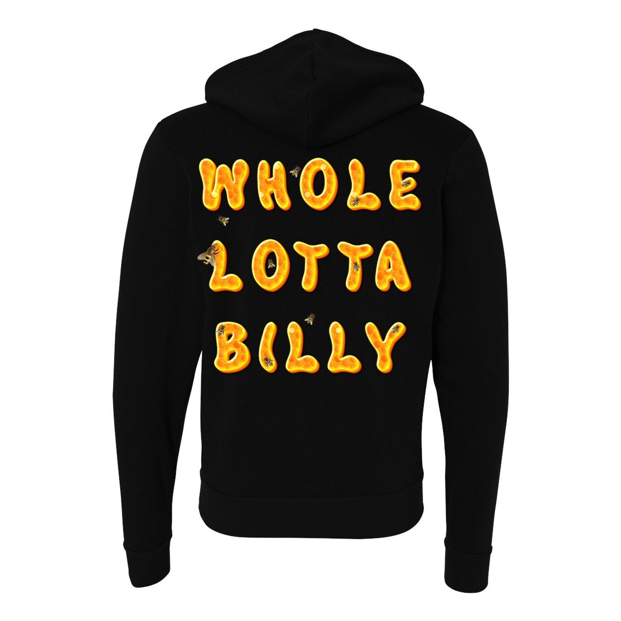 WHOLELOTTABILLY HONEYBEE Unisex Full-Zip Hooded Sweatshirt