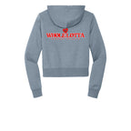 WLB Women’s CROP Fleece Full-Zip Hoodie
