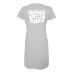 WHOLELOTTABILLY Women's V-Neck Fine Jersey Coverup