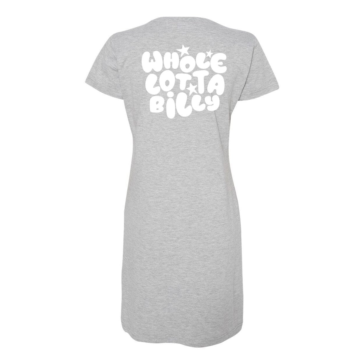WHOLELOTTABILLY Women's V-Neck Fine Jersey Coverup