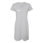 WHOLELOTTABILLY Women's V-Neck Fine Jersey Coverup