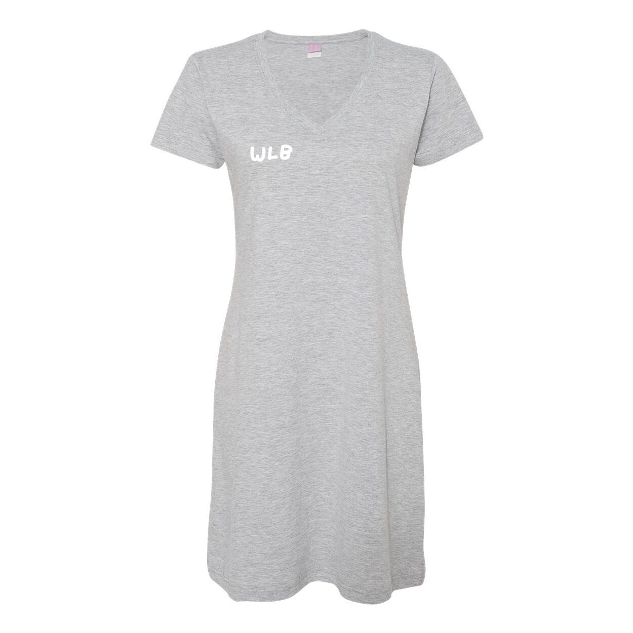WHOLELOTTABILLY Women's V-Neck Fine Jersey Coverup