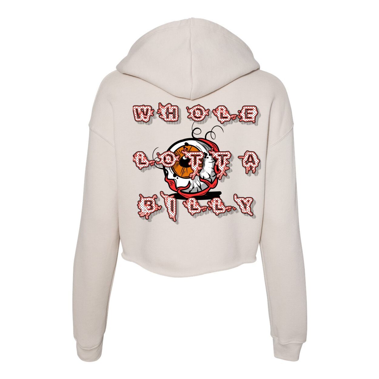 WHOLELOTTABILLY LOST IN TIME  Women's Cropped Fleece Hoodie