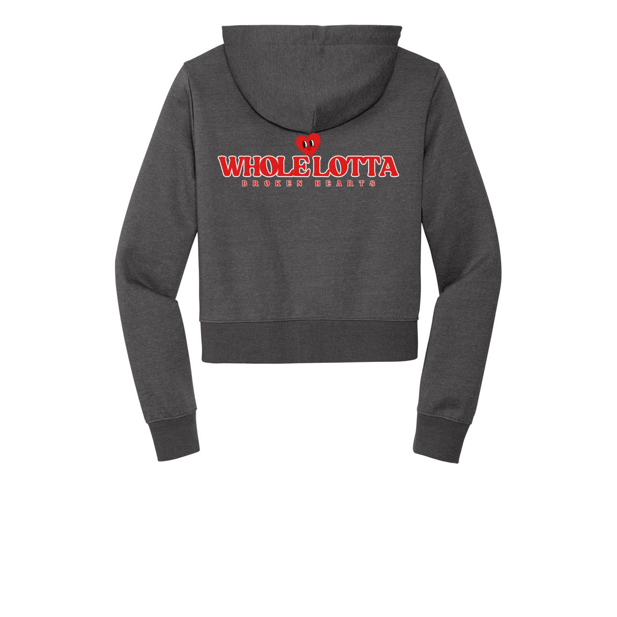 WLB Women’s CROP Fleece Full-Zip Hoodie