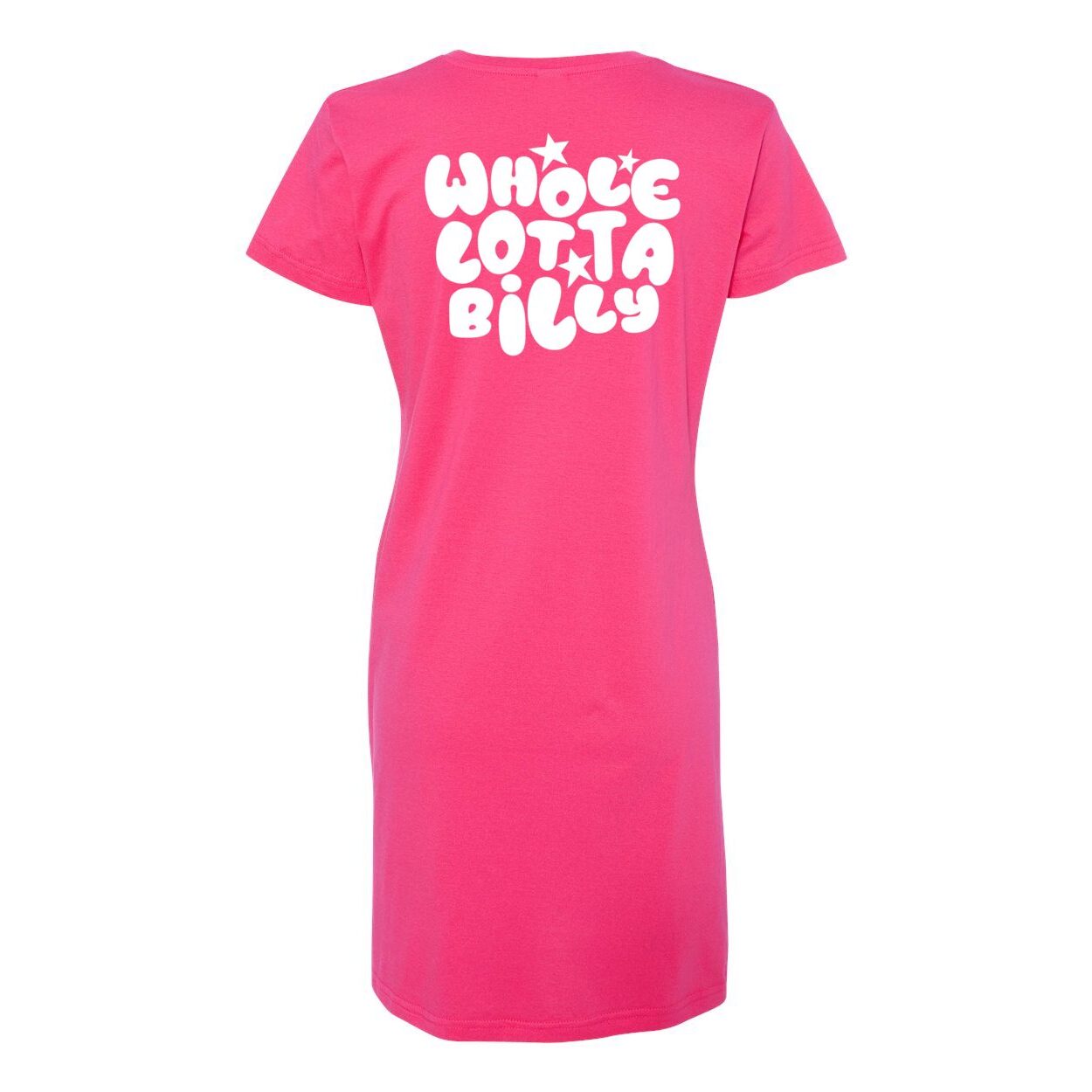 WHOLELOTTABILLY Women's V-Neck Fine Jersey Coverup