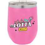 WHOLELOTTABILLY Polar Camel 12 oz. Stemless Wine Glasses