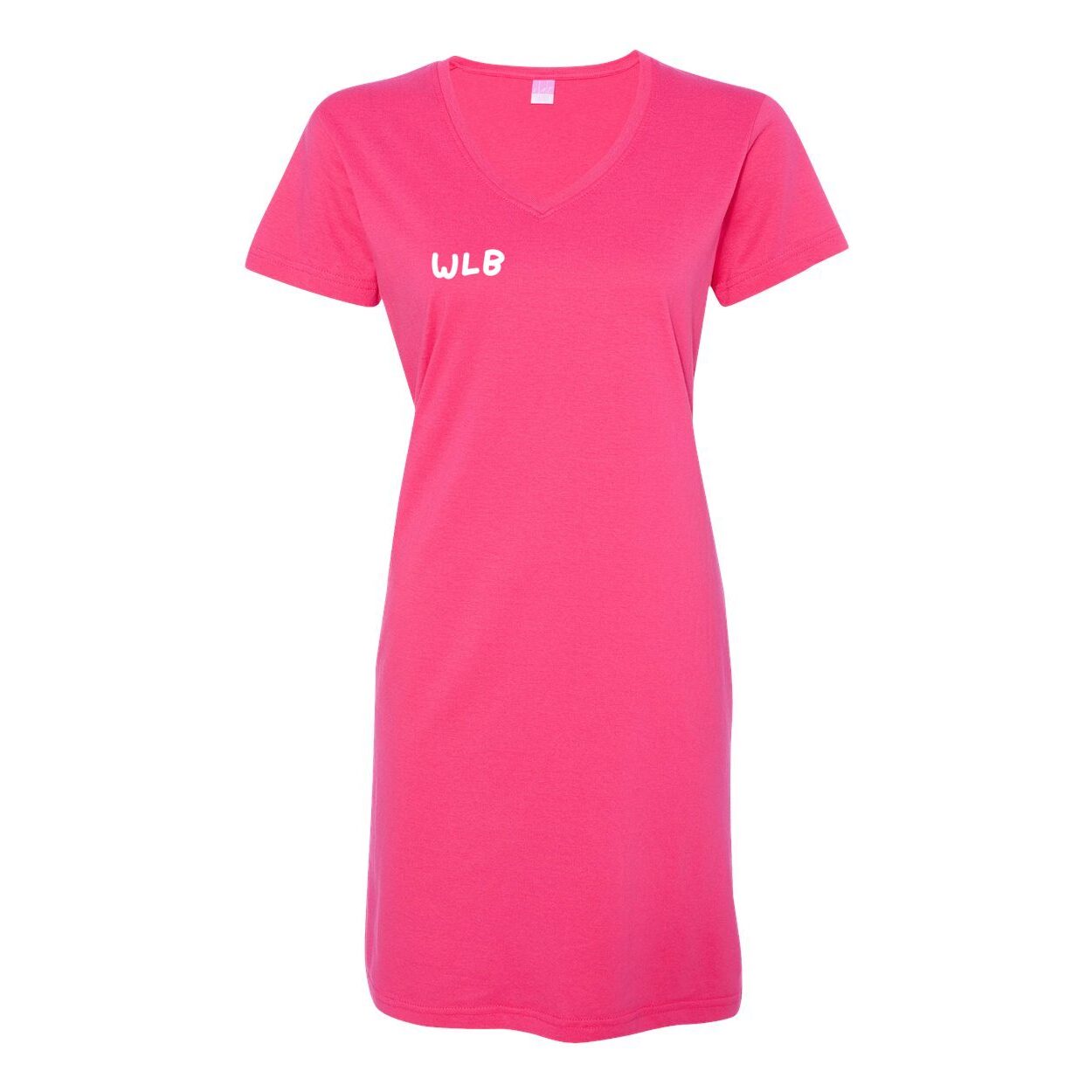 WHOLELOTTABILLY Women's V-Neck Fine Jersey Coverup