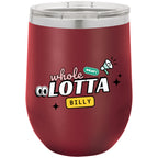 WHOLELOTTABILLY Polar Camel 12 oz. Stemless Wine Glasses