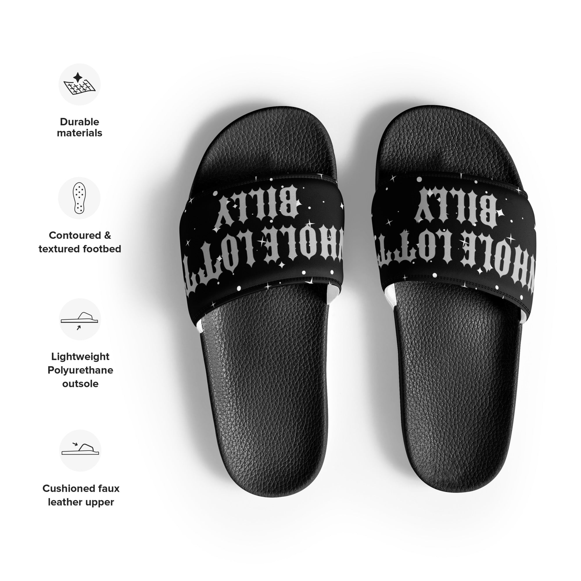 WHOLELOTTABILLY Men’s slides