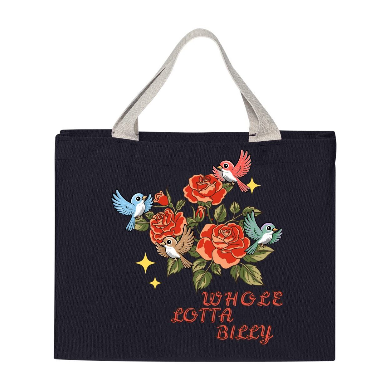 WHOLELOTTABILLY medium tote bag