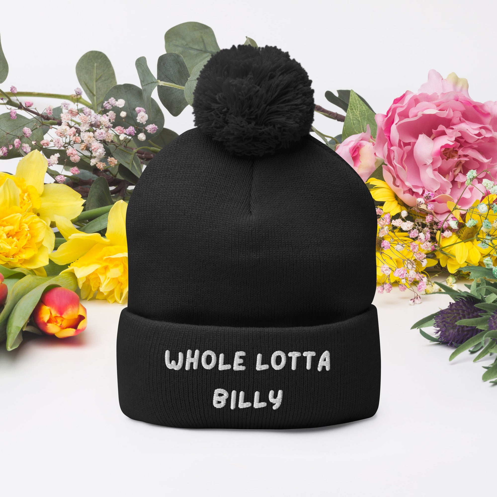 WHOLELOTTABILLY Pom-Pom Beanie