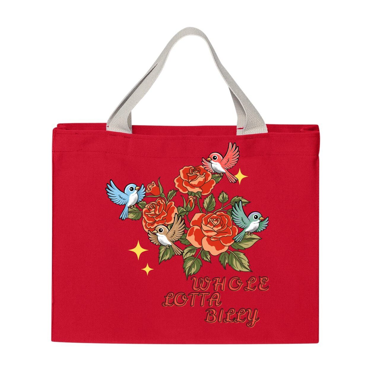 WHOLELOTTABILLY medium tote bag