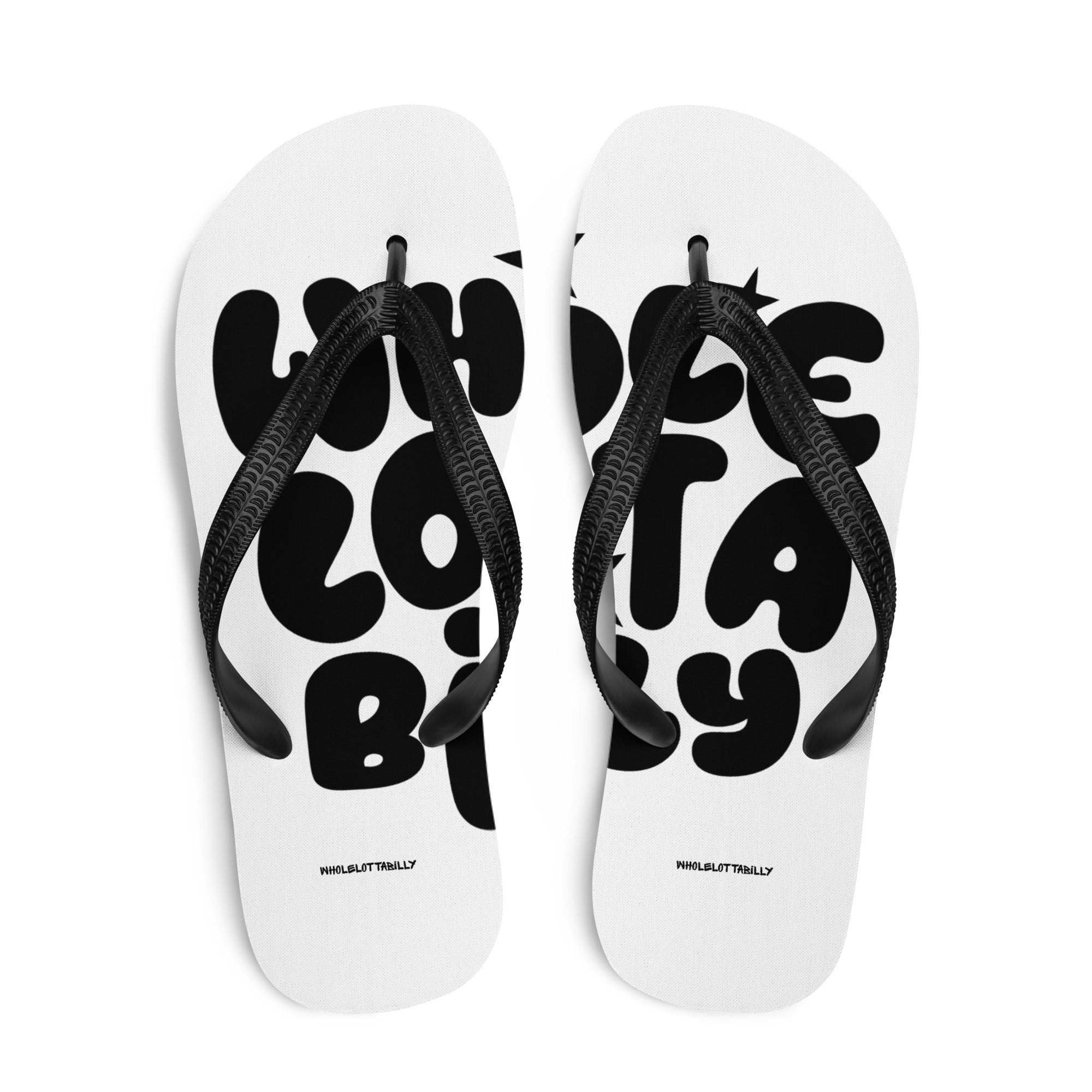WHOLELOTTABILLY Flip-Flops