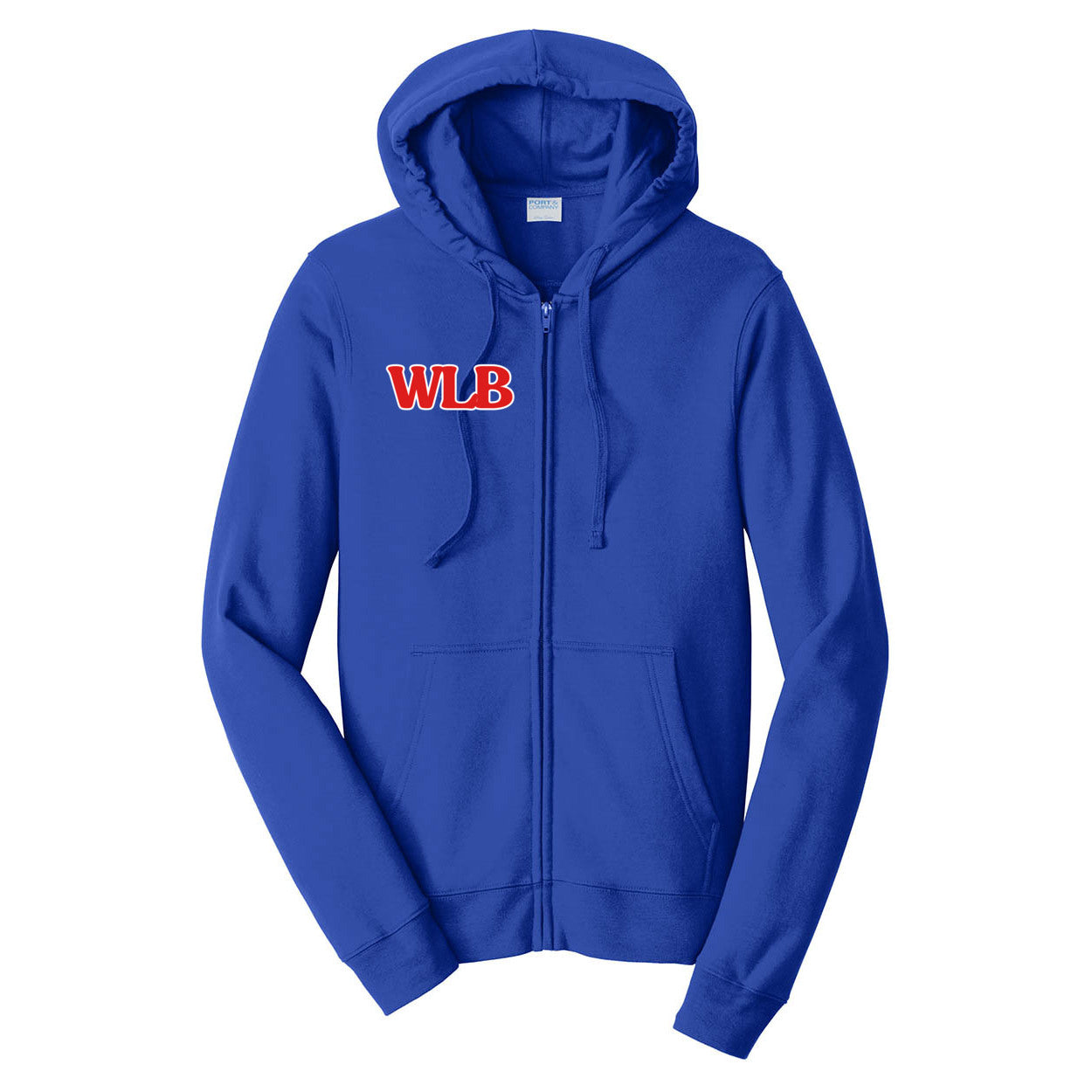 WLB  Fleece Full-Zip Hooded Sweatshirt