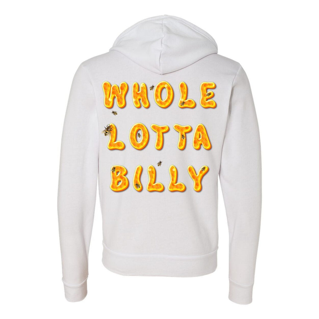 WHOLELOTTABILLY HONEYBEE Unisex Full-Zip Hooded Sweatshirt
